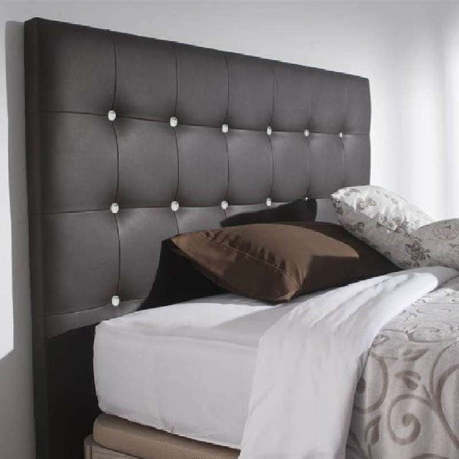 Cabecero piel negra — Torres Tapicería Madrid